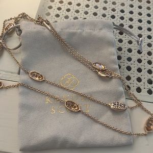 Kendra Scott Kelly Rosegold Necklace